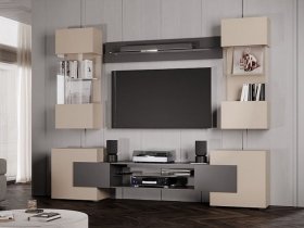 Гостиная Фэнтези (кашемир/графит) в Вилюйске - vilyujsk.mebel-nsk.ru | фото