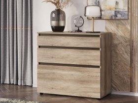 Комод КМ-01 Энигма (венге/дуб каньон) в Вилюйске - vilyujsk.mebel-nsk.ru | фото