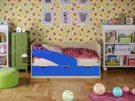 Кровать детская Бабочки 2,0 м в Вилюйске - vilyujsk.mebel-nsk.ru | фото