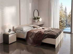 Кровать двухспальная 1,6м Гиза в Вилюйске - vilyujsk.mebel-nsk.ru | фото