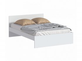 Кровать двуспальная 1,4м Бруклин СБ-3353 (белый) в Вилюйске - vilyujsk.mebel-nsk.ru | фото