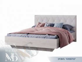 Кровать двуспальная 1,6м Кимберли КР-13 в Вилюйске - vilyujsk.mebel-nsk.ru | фото