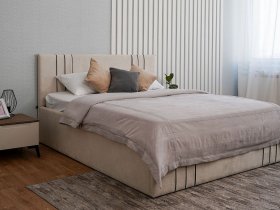 Кровать двуспальная 1,8м с подъем. мех. Леванте в Вилюйске - vilyujsk.mebel-nsk.ru | фото