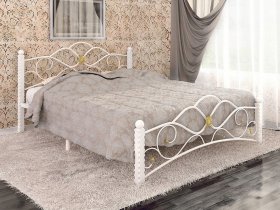 Кровать двуспальная Гарда-3 на металлокаркасе 1,4 м в Вилюйске - vilyujsk.mebel-nsk.ru | фото