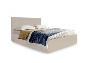 Кровать мягкая 1,6 Сиеста стандарт, вар.2 в Вилюйске - vilyujsk.mebel-nsk.ru | фото