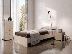 Кровать односпальная 0,9м Гиза в Вилюйске - vilyujsk.mebel-nsk.ru | фото