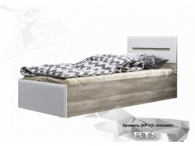 Кровать односпальная Наоми КР-12 в Вилюйске - vilyujsk.mebel-nsk.ru | фото