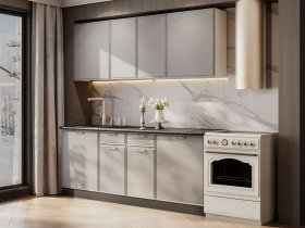 Кухонный гарнитур «Адель» 2,0м (нео) в Вилюйске - vilyujsk.mebel-nsk.ru | фото