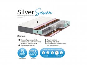 Матрас Silver Seven в Вилюйске - vilyujsk.mebel-nsk.ru | фото
