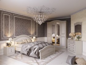 Модульная спальня Николь (Мебельград) в Вилюйске - vilyujsk.mebel-nsk.ru | фото