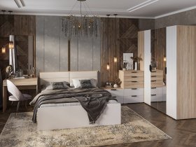 Модульная спальня Норд в Вилюйске - vilyujsk.mebel-nsk.ru | фото