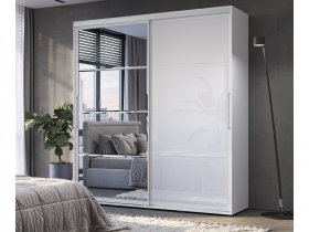 Шкаф-купе Крафт-6 2,0м (белый) в Вилюйске - vilyujsk.mebel-nsk.ru | фото