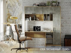Стол письменный  Техно в Вилюйске - vilyujsk.mebel-nsk.ru | фото